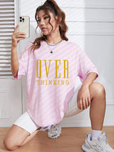 The Overthinking Tee: Women’s Vintage-Inspired Cotton Top