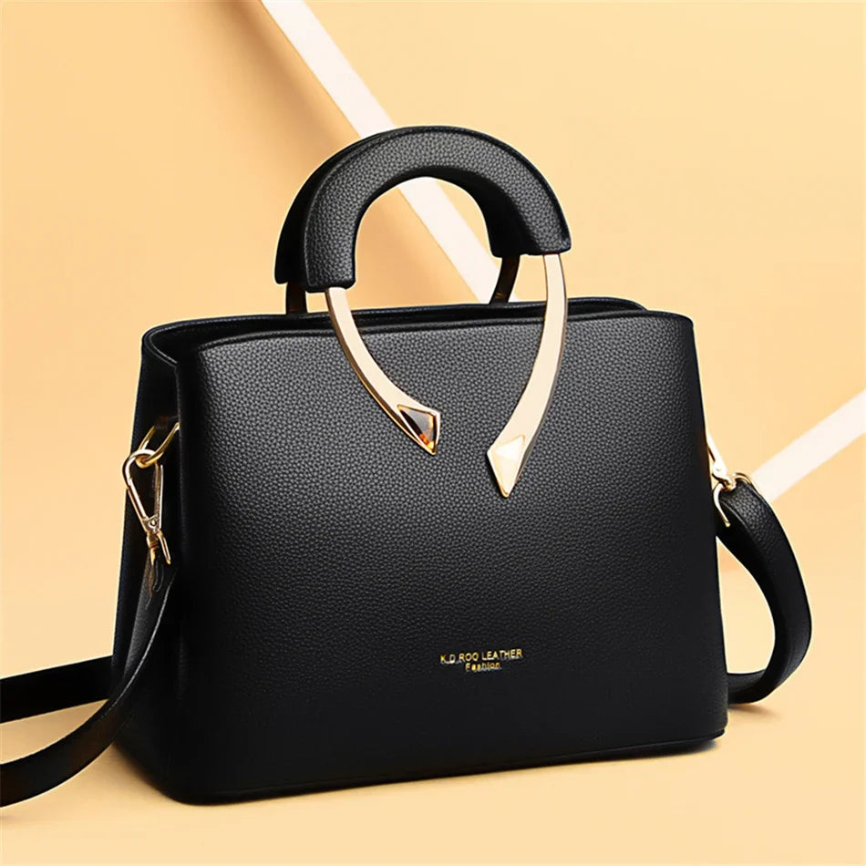 The Urban-Essence Tote Luxury PU Leather Handbag