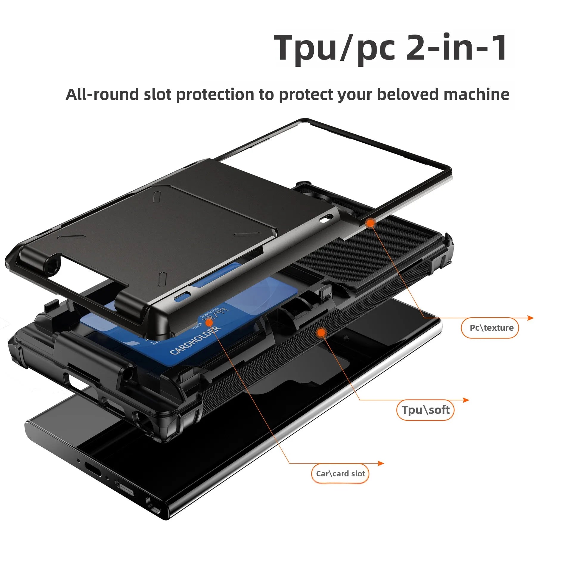 Premium Wallet Case with Card Holder for Samsung Galaxy S26 S25 S24 Ultra And A Series