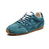 Damen Trainingsschuhe aus echtem Leder – Retro Freizeit-Sneaker mit flacher Sohle