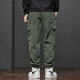 Men’s Winter Fleece Corduroy Cargo Pants – Thick Warm Work Trousers