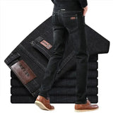 Men’s Slim Elastic Fashion Jeans | Stretch Business Denim Vaqueros Hombre
