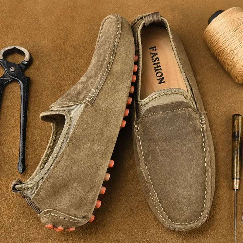 Men's Handmade Driving Shoes – Comfortable Leather Loafers for Men