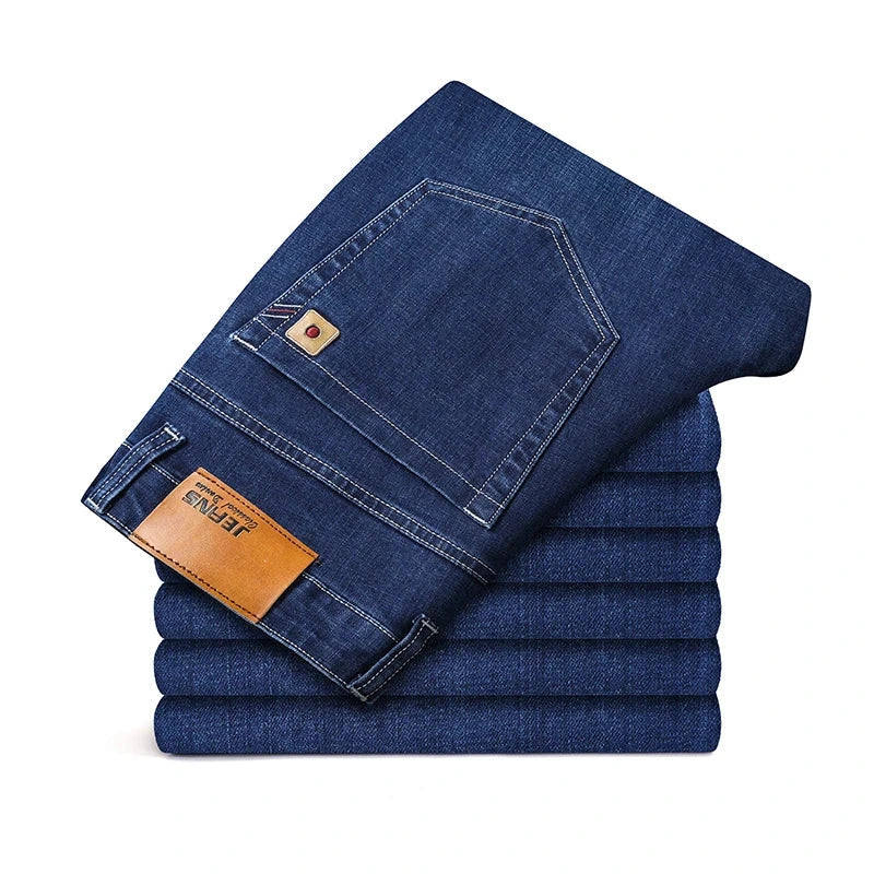Men’s Classic Cotton Denim Overalls – Straight Leg Jeans