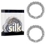 Das „Seidenfaden“-Slim-Set: Premium Skinny Scrunchies aus 100 % Maulbeerseide