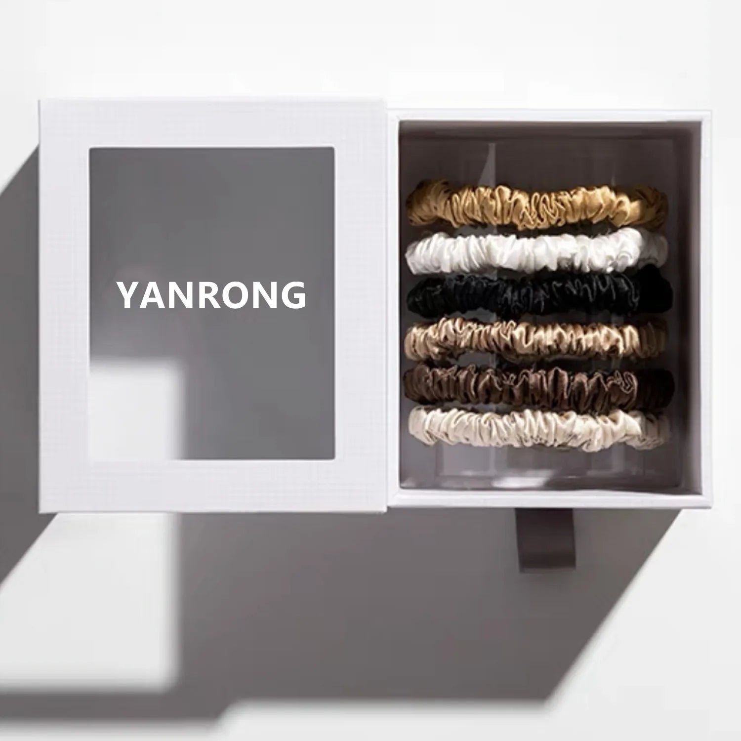 Das „Seidenfaden“-Slim-Set: Premium Skinny Scrunchies aus 100 % Maulbeerseide