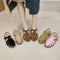 Women’s Genuine Leather Retro Pig Cage Sandals