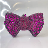 The Siren-Glow Bow Clutch Luxury Diamond-Inlaid Evening Bag