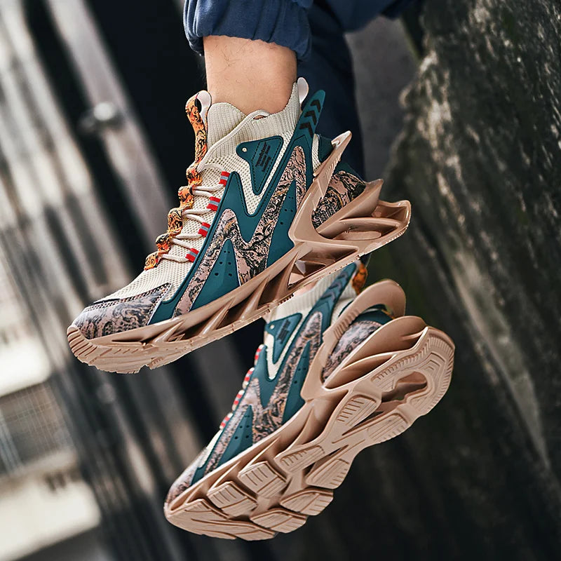 Luxuriöse Blade-Laufschuhe für Herren – Designer-Fashion-Sneakers – Plattform-Freizeitschuhe für Herren