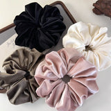 Retro Simple Velvet Large Hair Scrunchies for Women