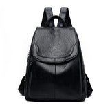 Women's Soft Leather Fashion Backpack | Ladies Designer Shoulder Bag