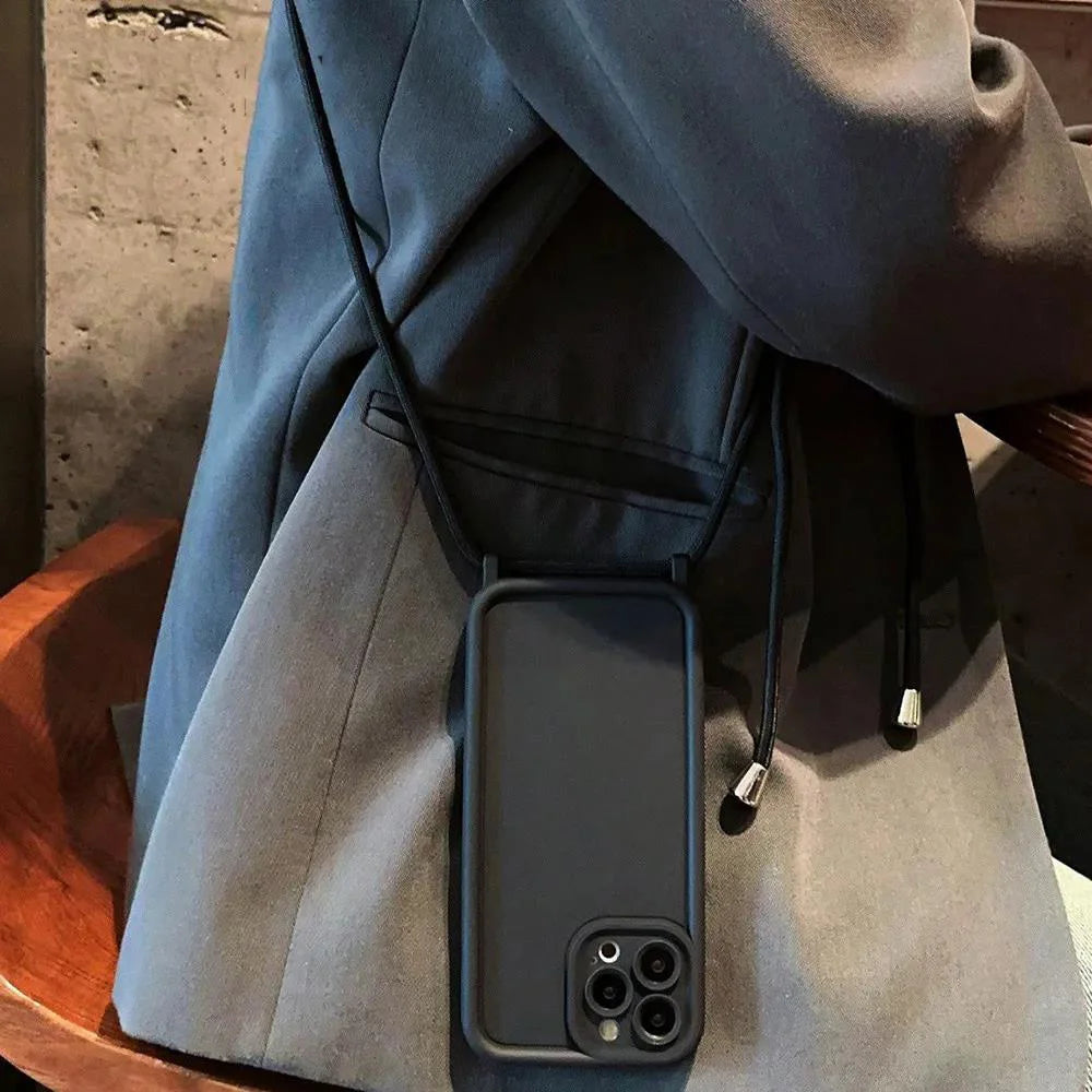Handykette Umhängetasche für iPhone 17 Air 16 15 14 13 12 11 Pro Max SE