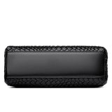 Die gewebte Wölbung Silhouette Luxus-Stricklederhandtasche