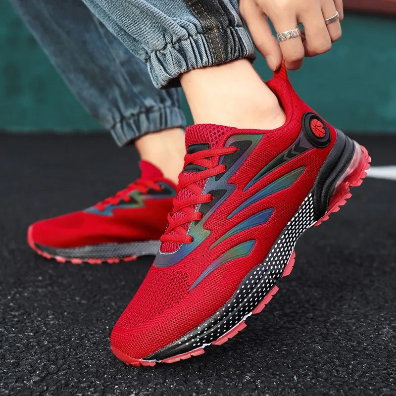 The "Aero-Luxe" Elite Trainer | Signature Mens Luxury Sneaker | Breathable Race Runner