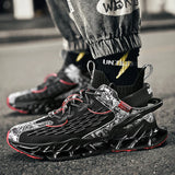 Luxuriöse Blade-Laufschuhe für Herren – Atmungsaktive Designer-Sneaker aus Mesh für Freizeit und sportliches Training