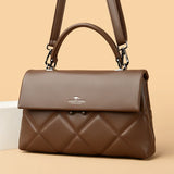 The Seoul-Chic Silhouette Luxury Soft Leather Handbag