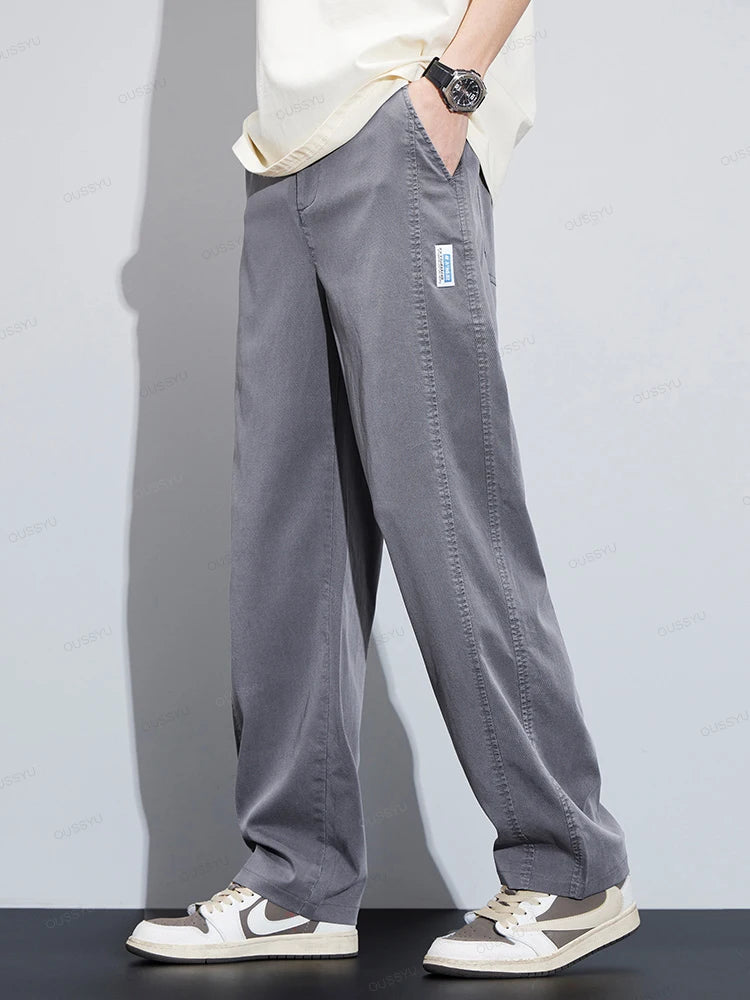 Men’s Ultrathin Lyocell Summer Pants – High Quality Soft Casual Trousers