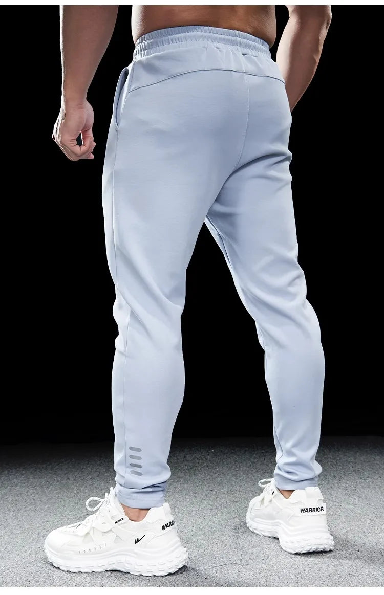 Men’s Slim-Stretch Gym Fitness Trousers | Quick-Drying Breathable Training Pants