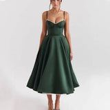 Women's Summer French Corset Waist Summer Evening Gown