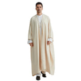 Offener Abaya-Cardigan für Herren | Ramadan Djellaba und marokkanische Jubba Thobe