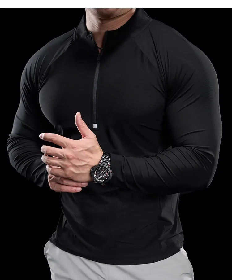 Men’s Autumn Quick-Drying Training T-Shirt | Long Sleeve Gym Fitness Top