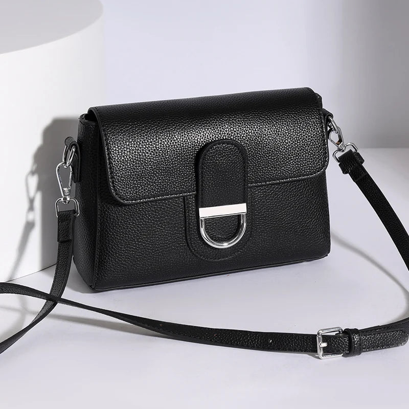 The Legacy-Flap Silhouette Luxury Cowhide Crossbody
