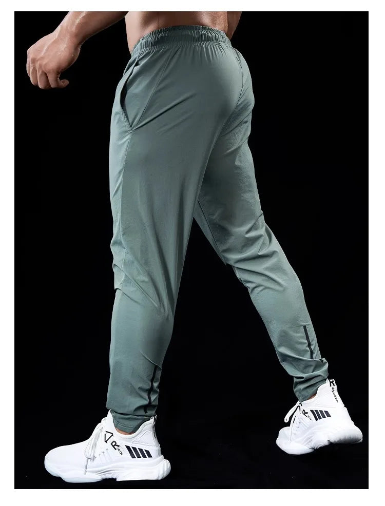 Herren schnelltrocknende Sommer-Sporthose | Slim Fit Gym Fitness Jogger