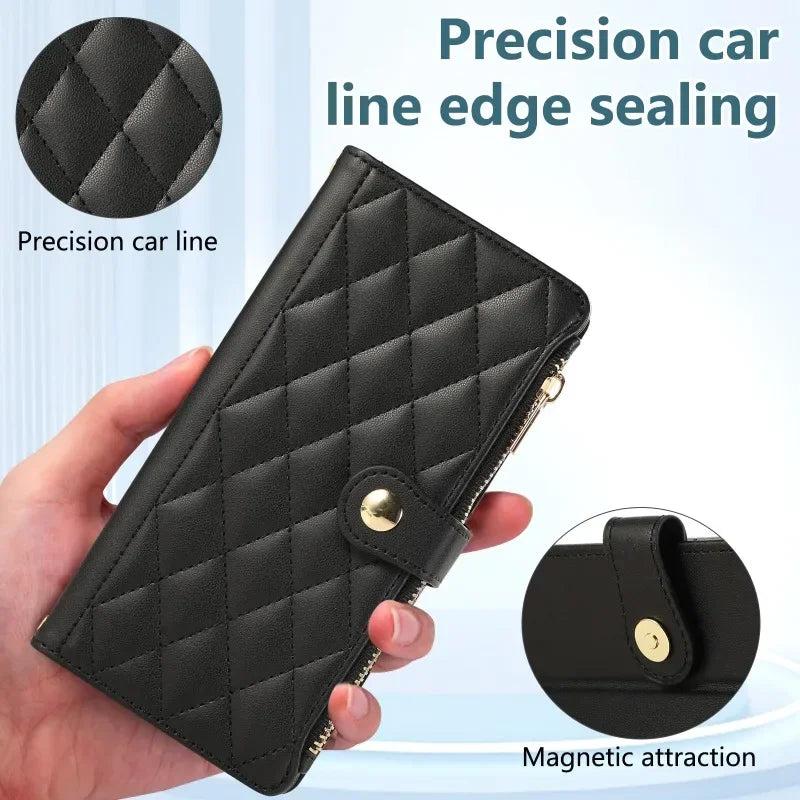 Crossbody Wallet Case for Samsung Galaxy S26 S25 S24 S23 Ultra S22 S21