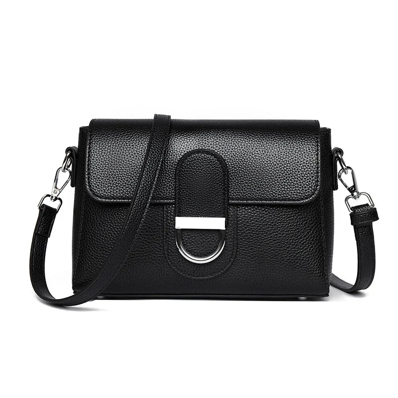 The Legacy-Flap Silhouette Luxury Cowhide Crossbody