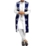 The "Legacy" Sovereign Suit: Bold 3-Piece African Print Set | Tailored Dashiki Coat, Inner Shirt & Trousers