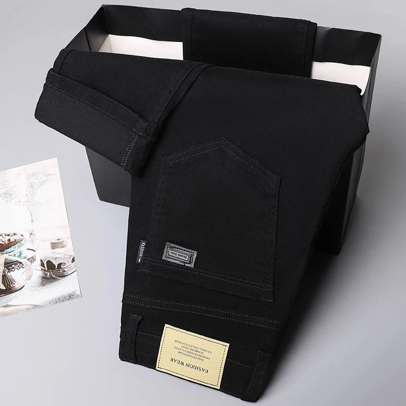 Classic Style Men's Advanced Slim Fit Straight Jeans