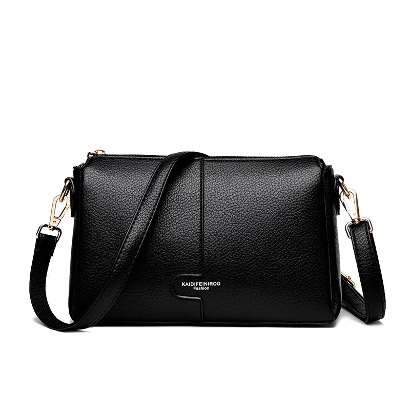 The Azure-Summer Silhouette Luxury Top Quality Soft Leather Handbag