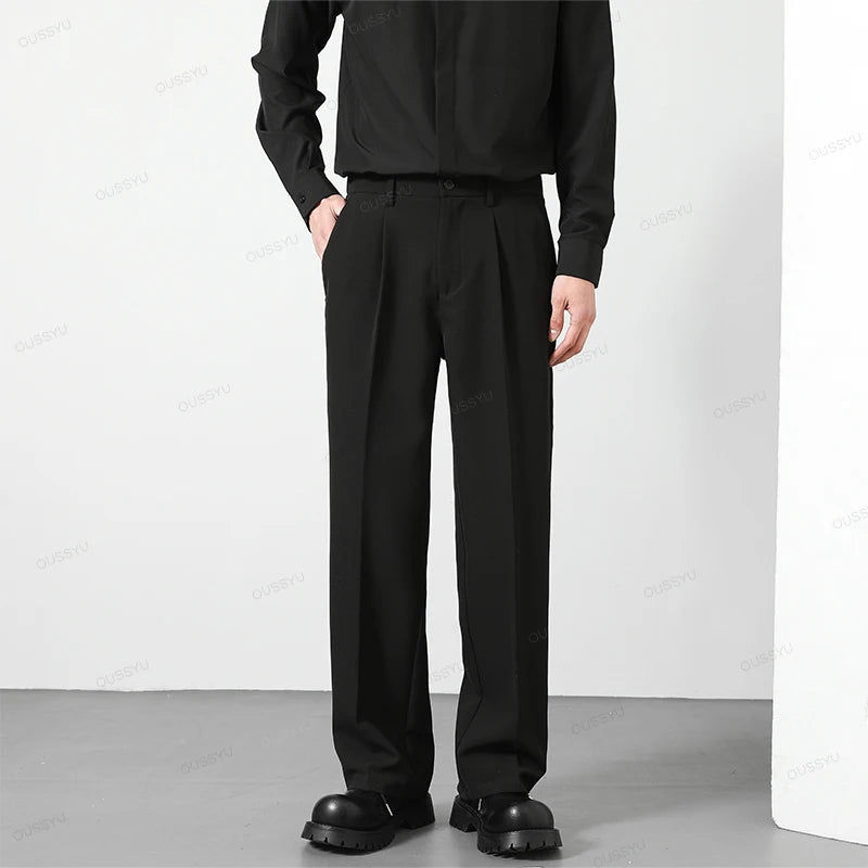 Herren Herbst Casual Business Hose – Koreanischer Stil Elastische Bundhose