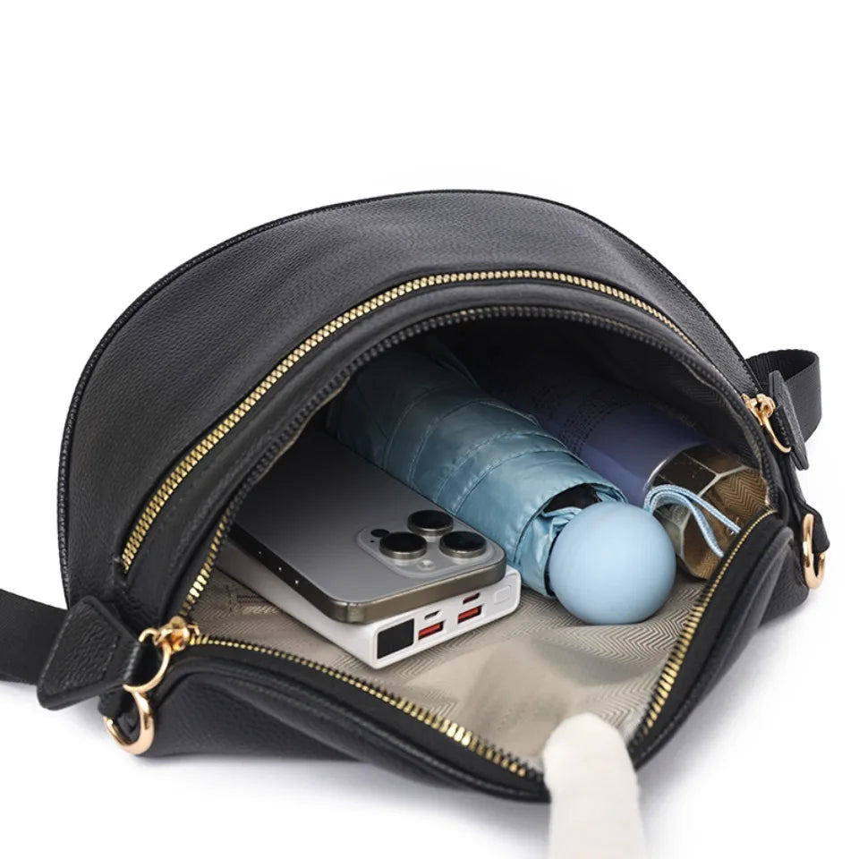 Satteltasche aus 100 % echtem Rindsleder der obersten Schicht