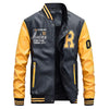 Die „Apex“ Slim Moto – charakteristische Stehkragenjacke aus PU-Leder – hochwertige Bikerjacke mit schmaler Passform von Boutique
