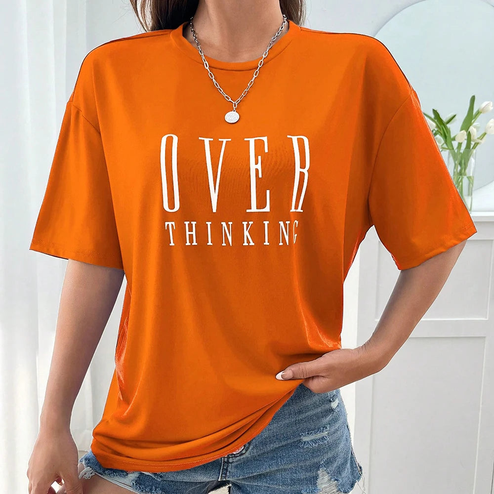 The Overthinking Tee: Women’s Vintage-Inspired Cotton Top