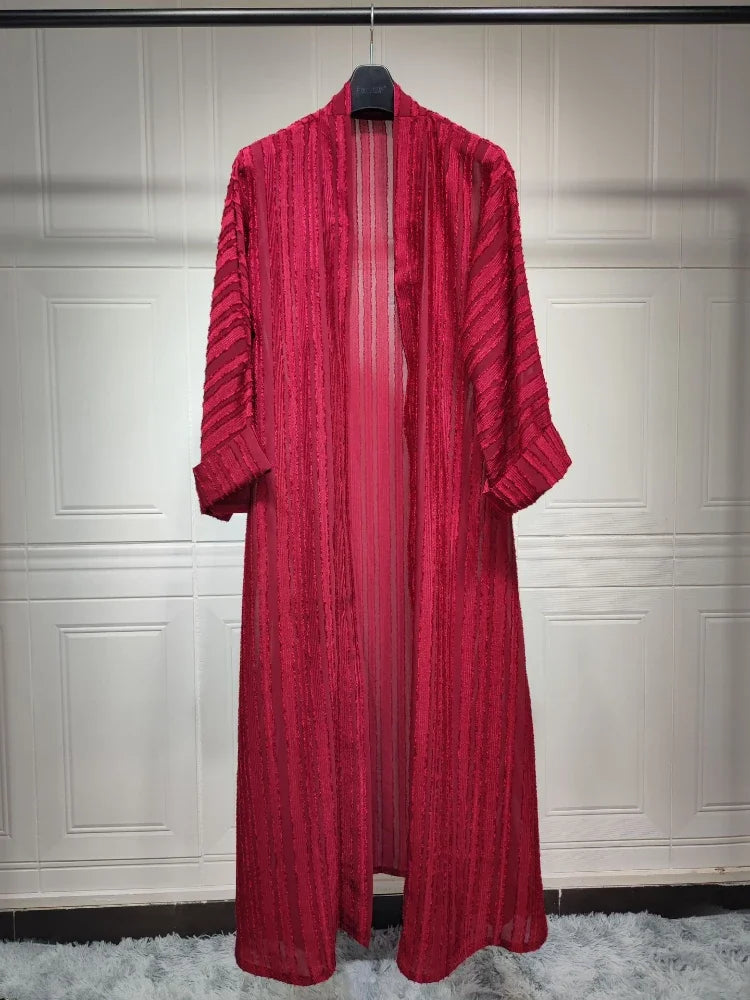 Die "Flora" Frühlingsabaya: Atemberaubender Kaftan im marokkanischen Stil und Dubai Robe mit Aufdruck