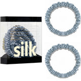 Das „Seidenfaden“-Slim-Set: Premium Skinny Scrunchies aus 100 % Maulbeerseide