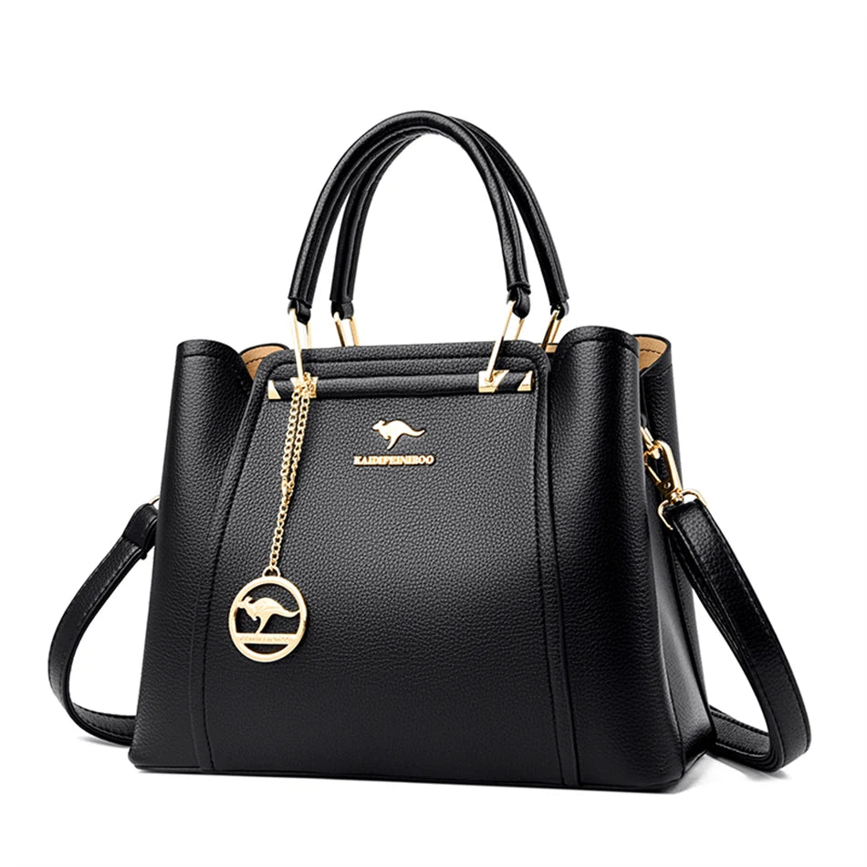 Die Triple-Vault Silhouette Luxus-Designerhandtasche mit 3 Schichten
