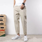 Men’s Korean Style Streetwear Regular Fit Comfortable Cotton Pants