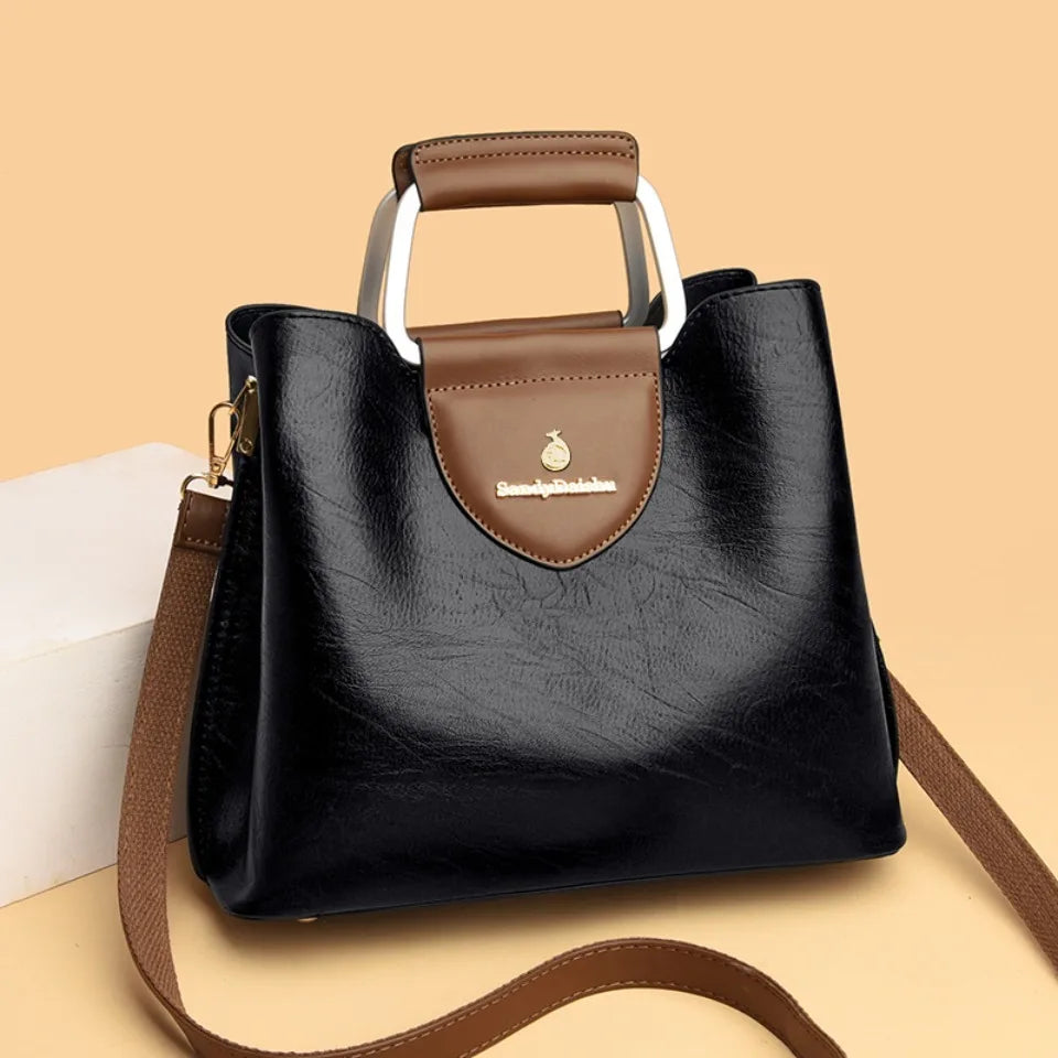 Die Sovereign-Tote Silhouette Luxuriöse Handtasche aus hochwertigem Leder