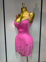 Sexy Backless Spaghetti Strap Bodycon Dress Elegant Prom, Club & Party Dress