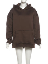 Sexy Backless Hooded Sweatshirt – Glitter Mesh Patchwork Pullover, Autumn Chic Harajuku Streetwear