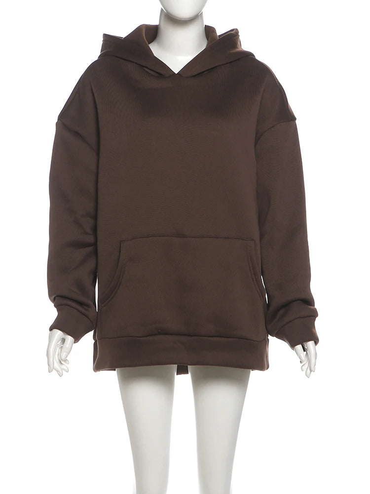 Sexy Backless Hooded Sweatshirt – Glitter Mesh Patchwork Pullover, Autumn Chic Harajuku Streetwear