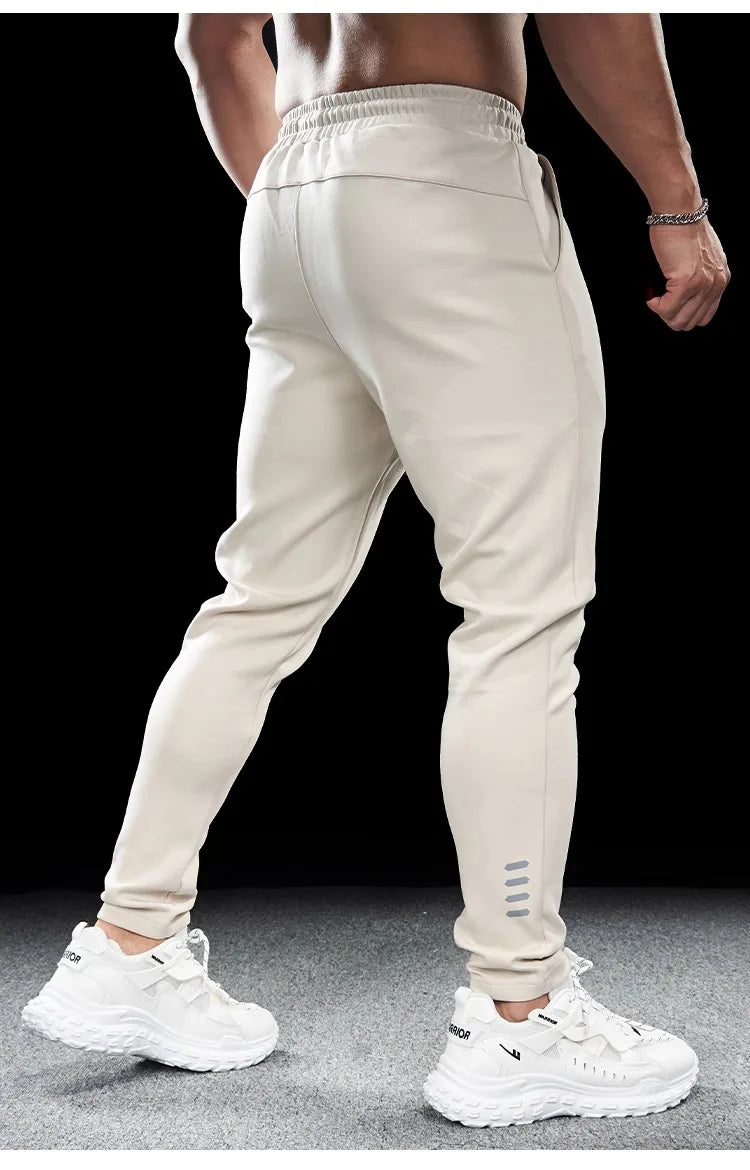 Men’s Slim-Stretch Gym Fitness Trousers | Quick-Drying Breathable Training Pants