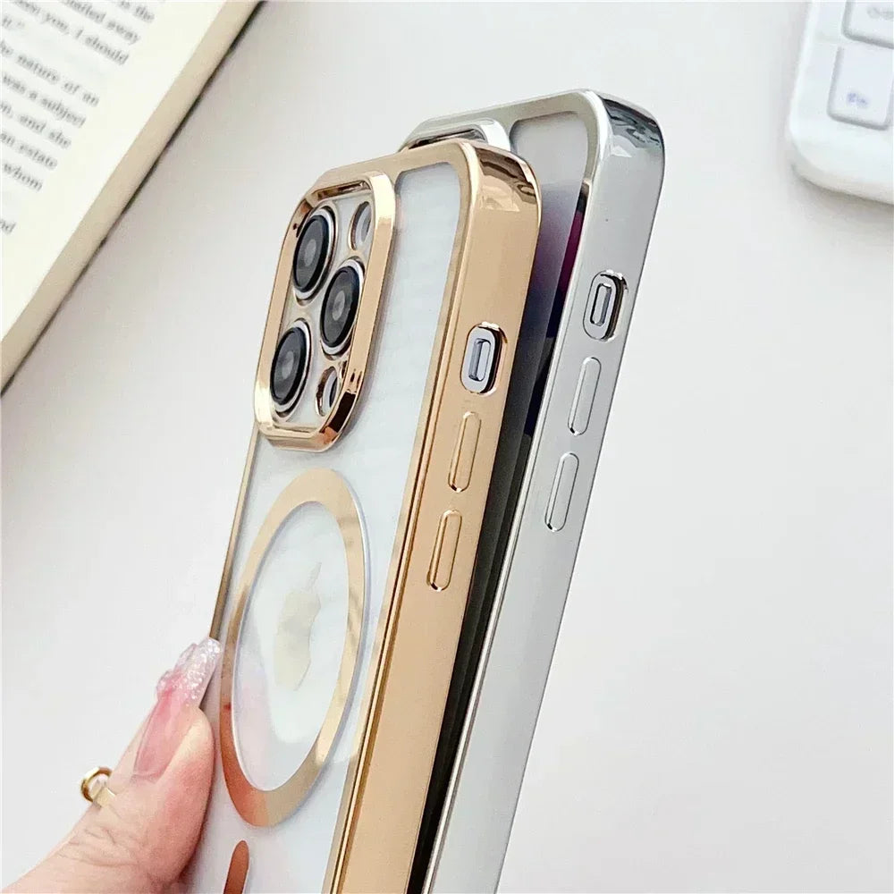 MagSafe Crossbody Lanyard Clear Case for iPhone 17 Air 16 15 14 13 Pro Max