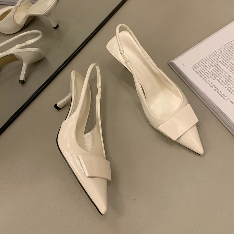 Women’s High Heel Sandals – Fashion Pointed Toe Slingback Shoes