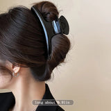 Elegant Solid 5.91in Large Hair Claw for Women