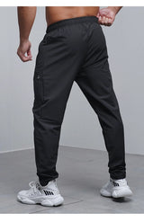 Atmungsaktive lockere Herren-Laufhose | Wasserdichte Outdoor-Trainingshose