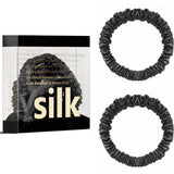 Das „Seidenfaden“-Slim-Set: Premium Skinny Scrunchies aus 100 % Maulbeerseide